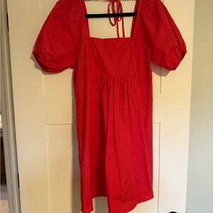 Draper James Red Mini Dress